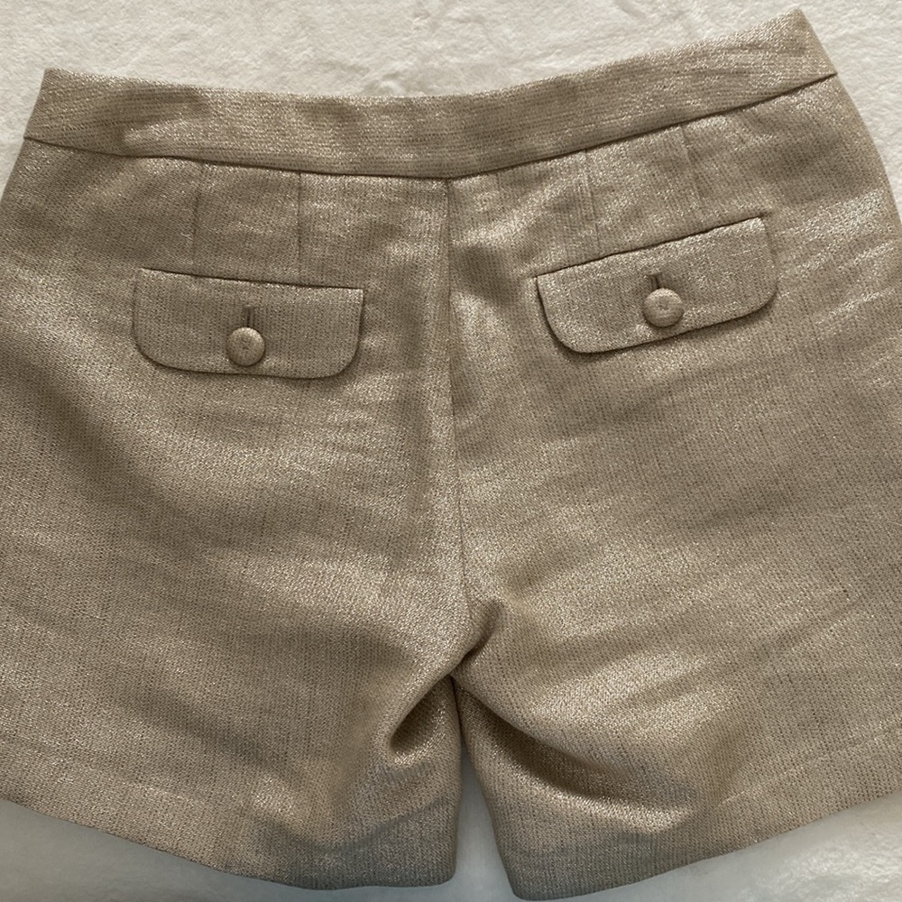 JCrew metallic linen shorts - Picture 5 of 10